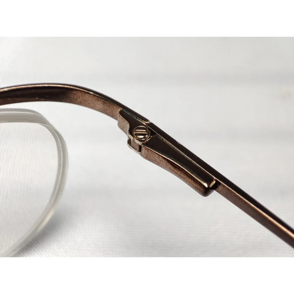 Tom Ford TF5132 048 Semi-Rimless Eyeglass Frames Only 55-16-135 Brown
